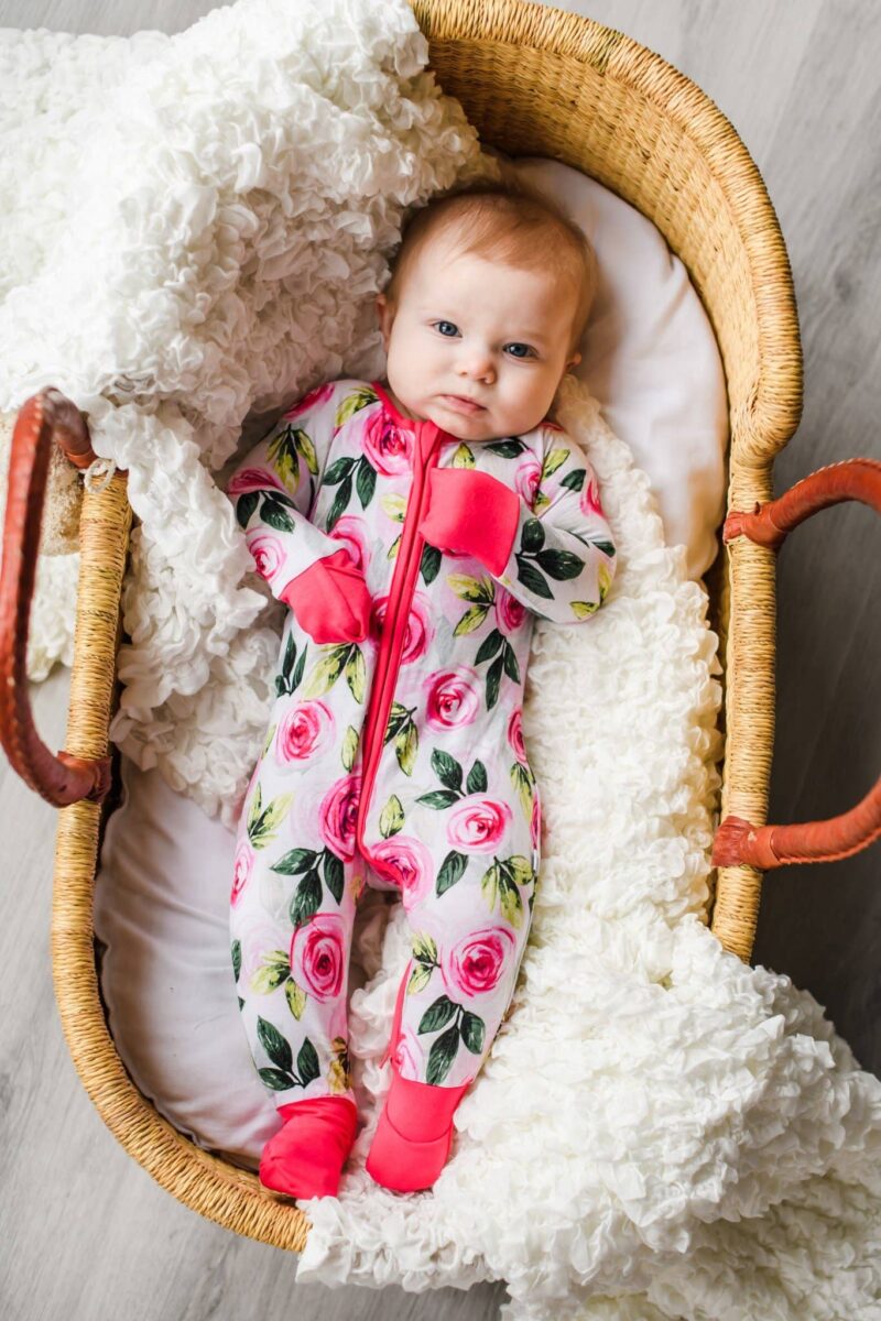 Roses Bamboo Sleeper for Girls