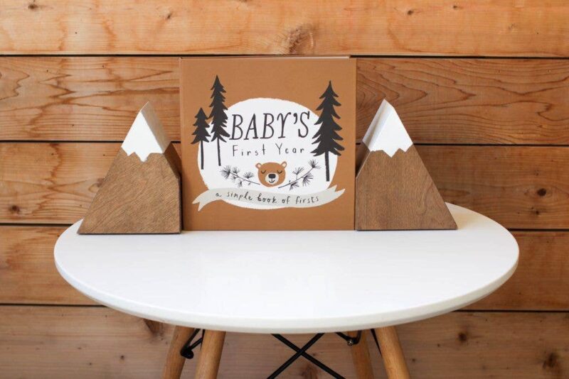 Forest-Themed Baby Memory Book