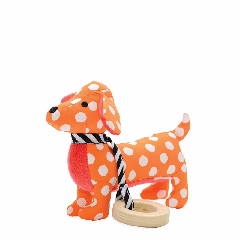 Orange puppy rattle Orange puppy rattle