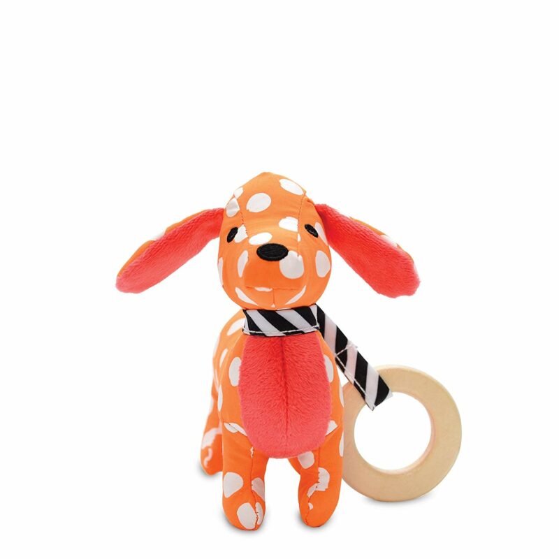 Polka dot puppy rattle Polka dot puppy rattle