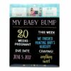 Bump Milestone Chalkboard for Instagram