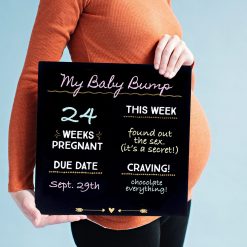 Weekly Bump Chalkboard for Pictures