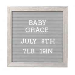 Letterboard Set for Baby Milestones and Pregnancy Announcements