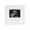 White Sonogram Ultrasound Frame