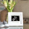 White Sonogram Ultrasound Frame