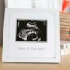 White Sonogram Ultrasound Frame