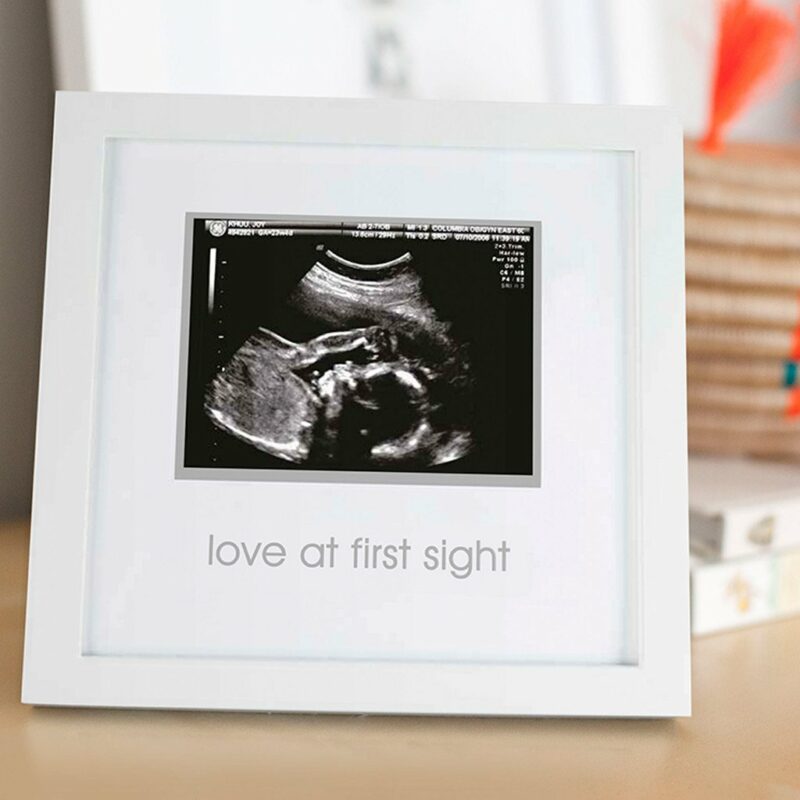 White Sonogram Ultrasound Frame