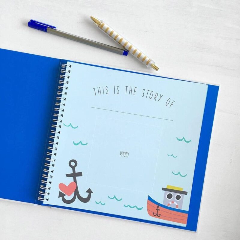 Nautical Theme Baby Book