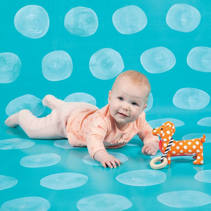 baby rattle - orange baby rattle - orange