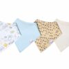 Copper Pearl Aussie Baby Bandana Bib Set 4-pack