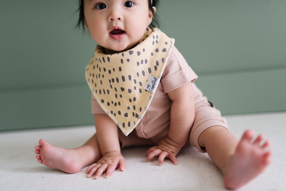 Copper Pearl Baby Bandana Bibs for Drooling and Teething 4 Pack Gift SetJade