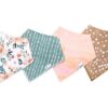 Copper Pearl Autumn Baby Bandana Bib Set 4-pack