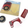 Five Piece Trucks Wooden Puzzle by BeginAgain