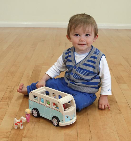 Kid playing with colin's van