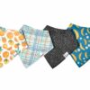 Citrus Baby Bandana Bib Set 4-Pack