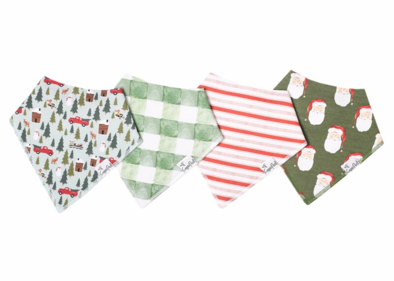 Kringle Holiday Bib Set 4-Pack