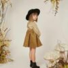 Pinafore Dress in Goldenrod Corduroy by Rylee & Cru