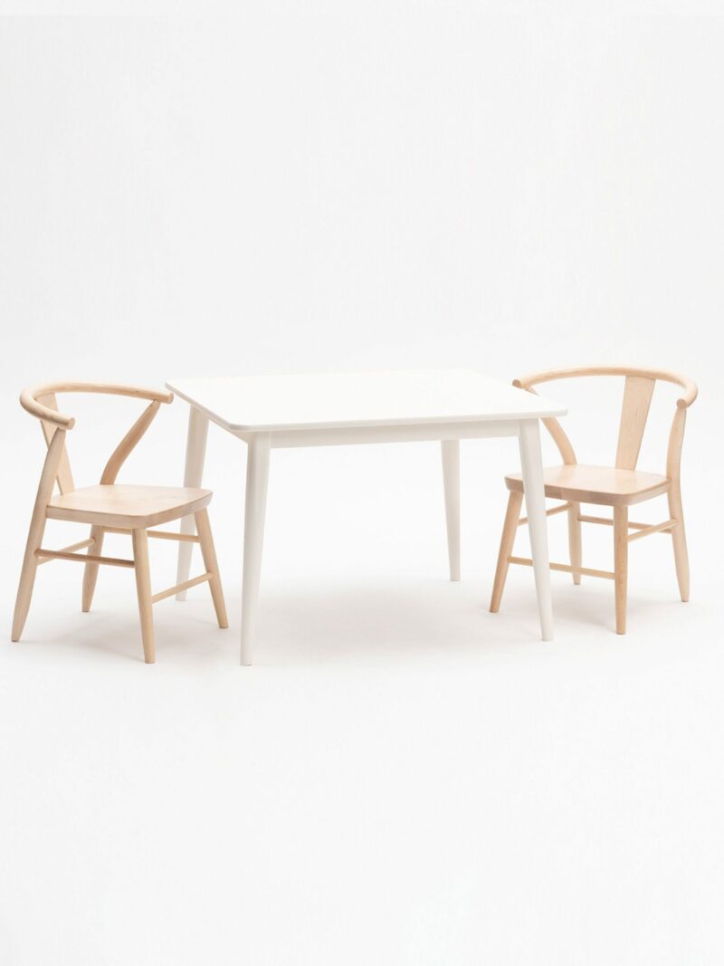 Milton & Goose Crescent Chair in White or Natural