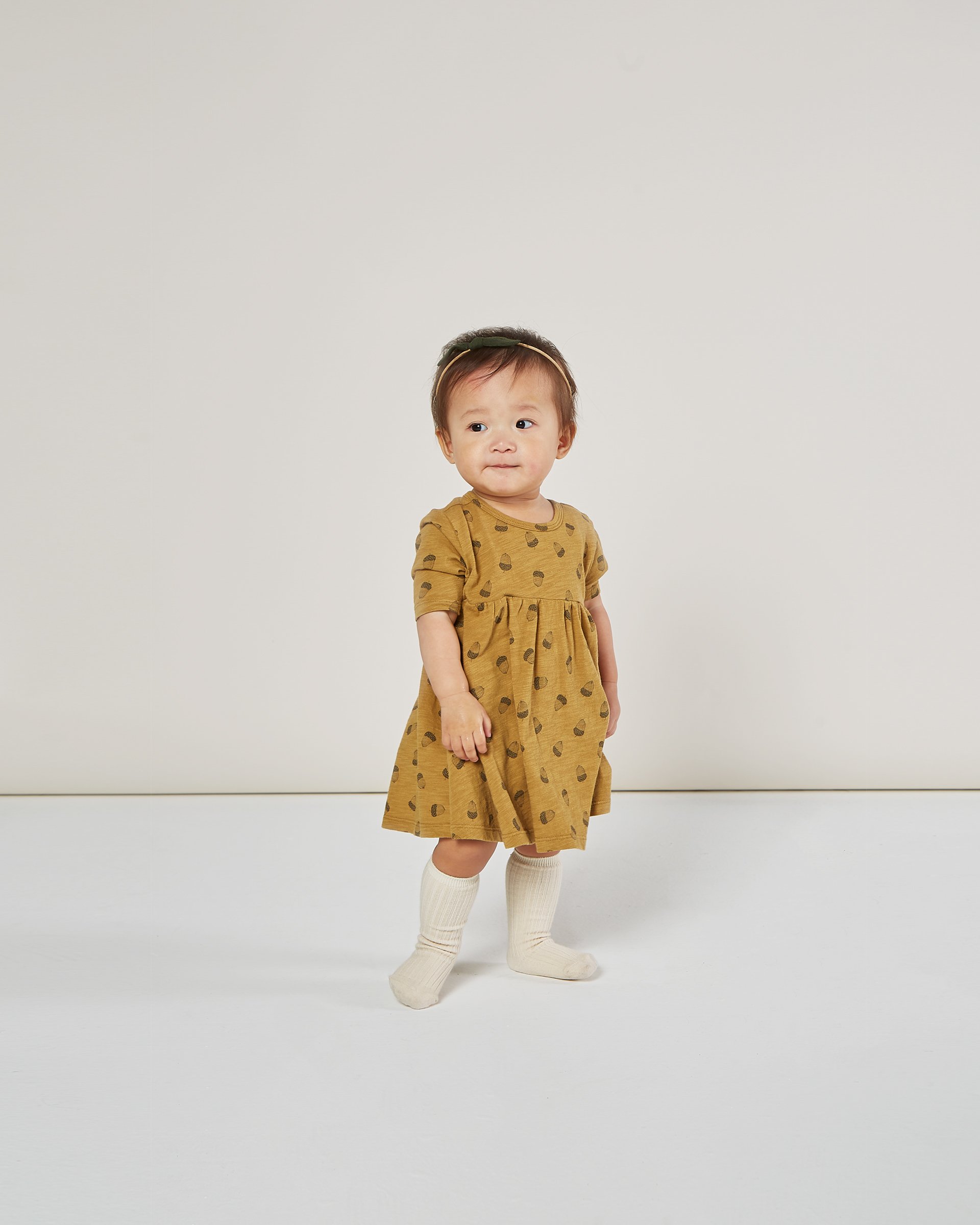 Acorn Print Dress by Rylee + Cru