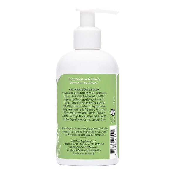 8oz Earth Mama No-Scent Baby Lotion