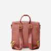 Dusty Rose Vegan Leather Diaper Bag by Fawn