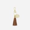 Brown Tassel Keychain for Fawn Design Diaper Bags