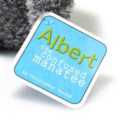 Hanging Tag Plushy Albert the Confused Manatee