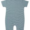 Green Stripe Tiger Romper