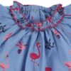 Lilly + Sid Organic Dress and Legging Set with Flamingo