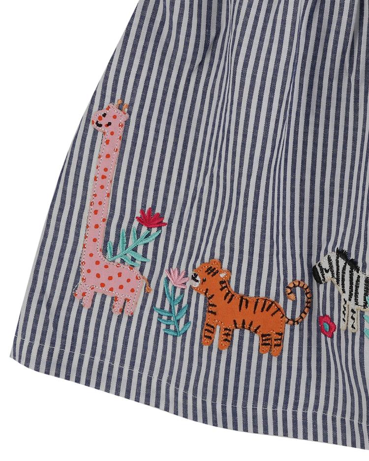 Striped and Safari Baby Dress from Lilly + Sid