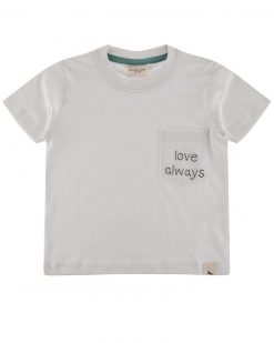 Turtledove London Love Embroidered Pocket T