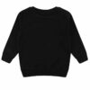 Black Sweatshirt with embroidered Be Happy Message from Turtledove London