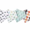 Copper Pearl Holiday Baby Bandana Bib Set 4-Pack