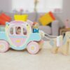 Princess Carriage with Prince and Princess and Horse by Indigo Jamm