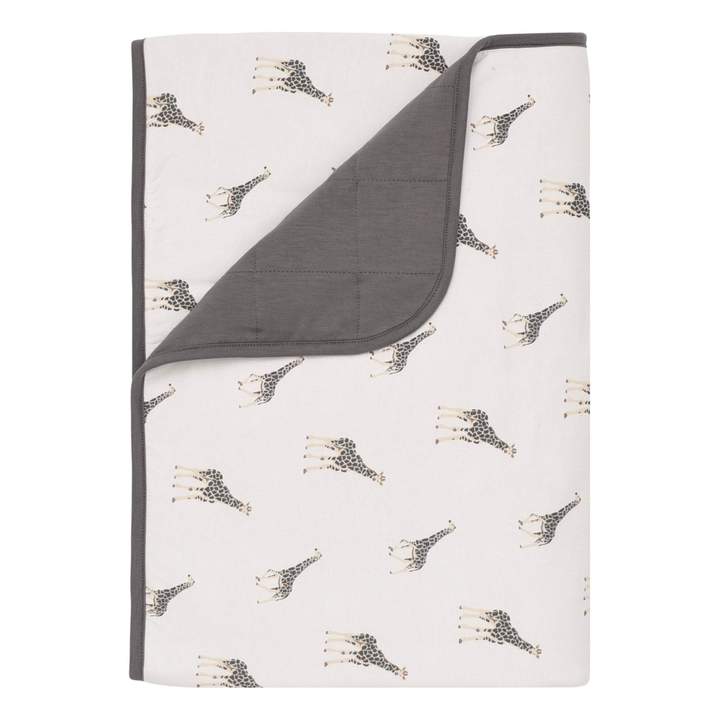 Kyte Baby Toddler Blanket in Giraffe and Charcoal