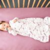 Baby Sleep Bag Pink Marble Print Limited Edition