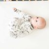 Limitied Edition Charcoal Marble Zippered Footie Pajamas by Kyte