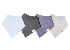 Copper Pearl Lennon Baby Bandana Bib Set 4-Pack