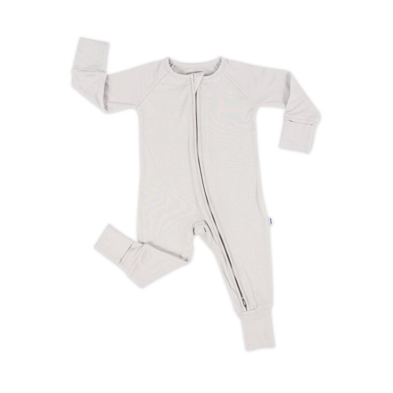 Little Sleepies Cloud Solid Bamboo Zippy Romper