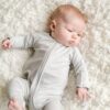 Little Sleepies Cloud Solid Bamboo Zippy Sleeper