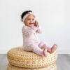 Little Sleepies Pastel Rainbow Bamboo Zippy Sleeper