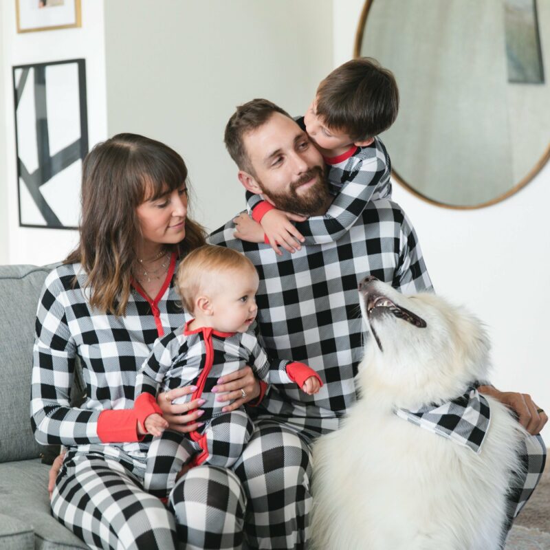 Little Sleepies Bamboo Viscose Buffalo Plaid Two-Piece Pajama Set