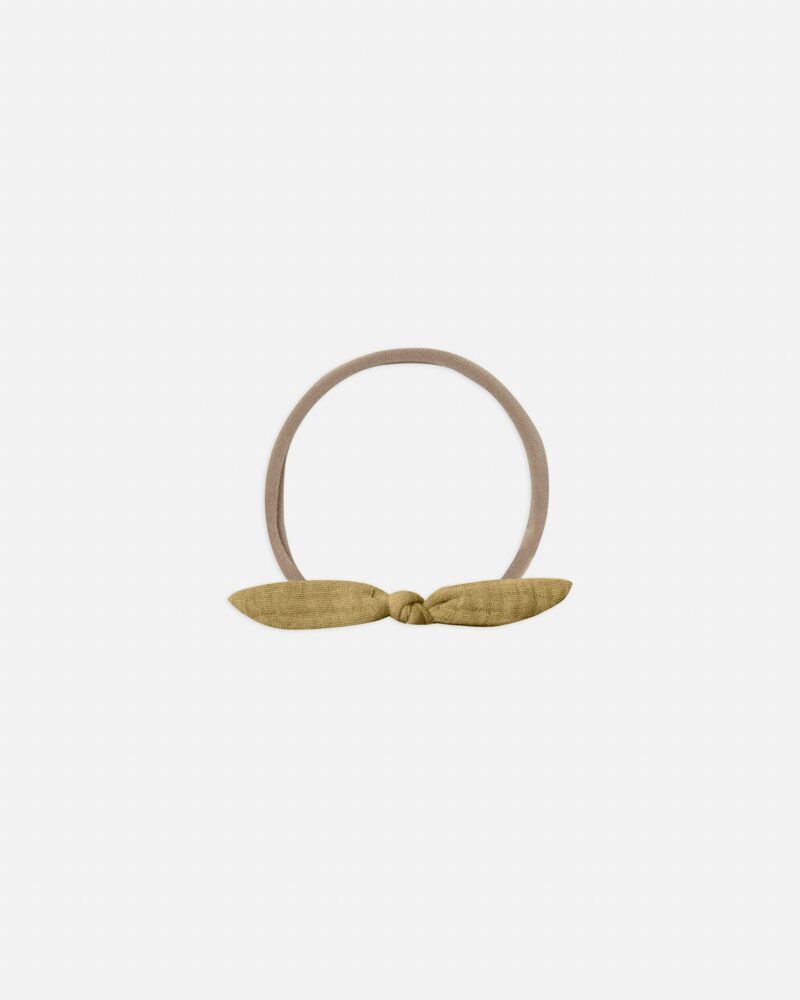 Quincy Mae Little Knot Headband in Ochre