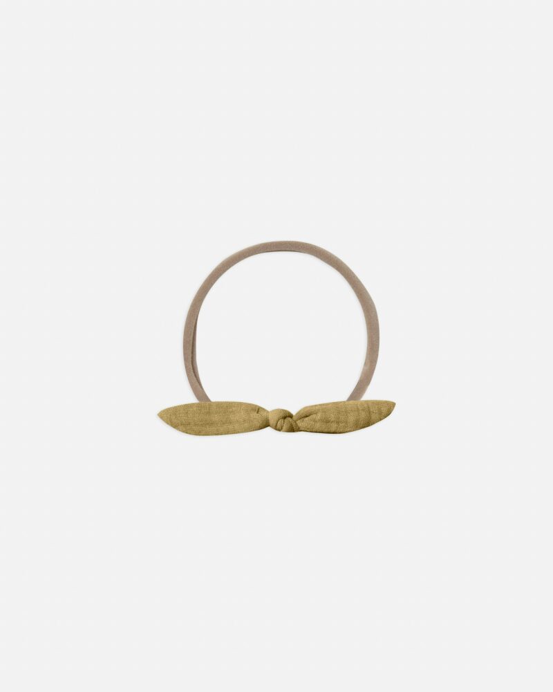 Quincy Mae Little Knot Headband in Ochre