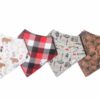 Copper Pearl Lumberjack Baby Bandana Bib Set 4-Pack