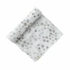 Pehr Novelty Print Swaddle in Monochrome Meadow