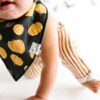 Fall Baby Bandana Bib with Pumpkin Pattern