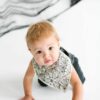 Halloween Spider Web Baby Bib by Copper Pearl