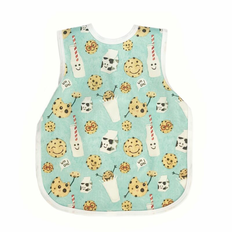 BapronBaby Cookies and Milk Pattern Bapron BapronBaby Cookies and Milk Pattern Bapron