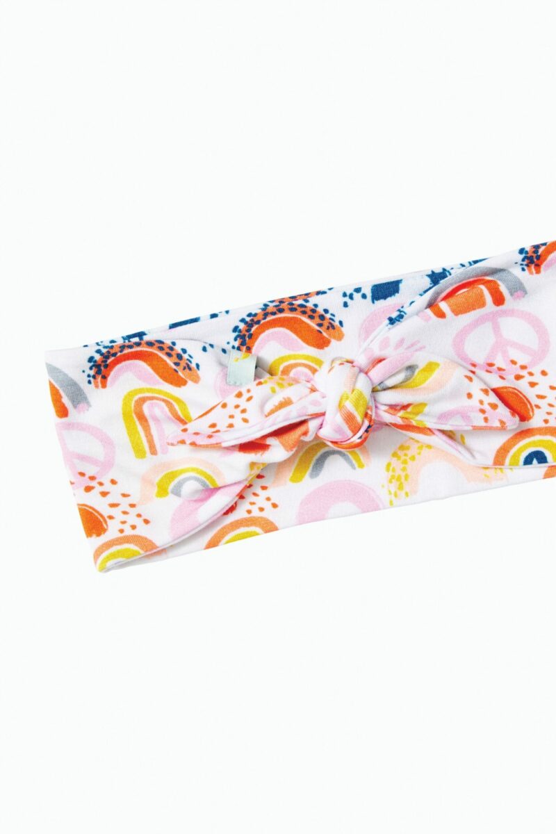 Unconstructed Rainbow Headband by Clover Baby and Kids
